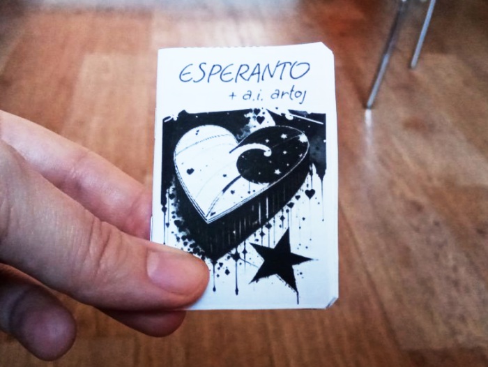 esperanto, libro, Книжка об ИИ и Эсперанто, зин